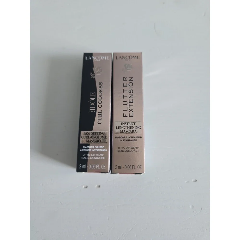 Lancome Curl Goddess & Flutter Extension Mascara Minis Set of 2 NEW